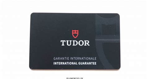 tudor warranty card nfc|tudor watch repair card.